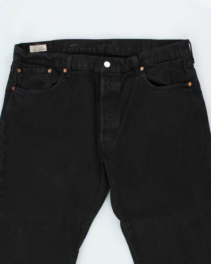 Vintage 90's Levi's 501 Black Dark Wash Jeans - W36 L32