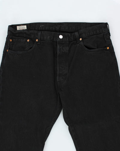 Vintage 90's Levi's 501 Black Dark Wash Jeans - W36 L32