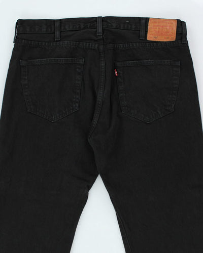 Vintage 90's Levi's 501 Black Dark Wash Jeans - W36 L32