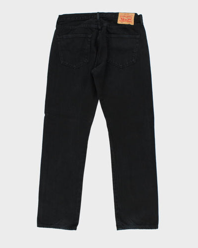 Vintage 90's Levi's 501 Black Dark Wash Jeans - W32 L30