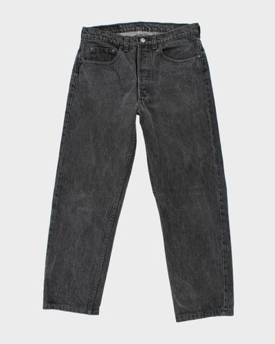 Vintage 90's Levi's 501 Black Dark Wash Jeans - W32 L28
