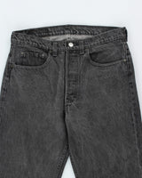 Vintage 90's Levi's 501 Black Dark Wash Jeans - W32 L28