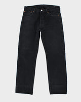 Vintage 90's Levi's 501 Black Dark Wash Jeans - W33 L28