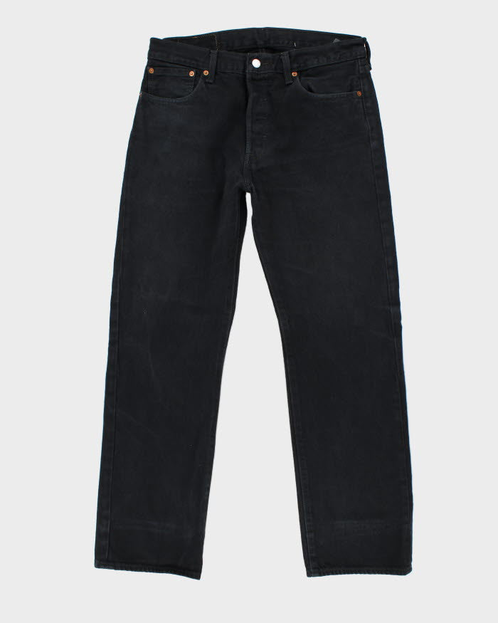 Vintage 90's Levi's 501 Black Dark Wash Jeans - W33 L28