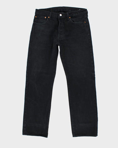 Vintage 90's Levi's 501 Black Dark Wash Jeans - W33 L28