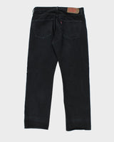 Vintage 90's Levi's 501 Black Dark Wash Jeans - W33 L28