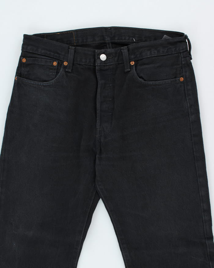 Vintage 90's Levi's 501 Black Dark Wash Jeans - W33 L28