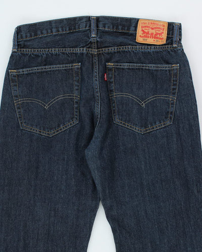 Vintage 90's Levi's 501 Indigo Dark Wash Jeans - W36 L29