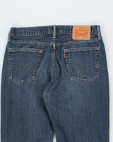 Vintage 90's Levi's 501 Indigo Dark Wash Jeans - W32 L31