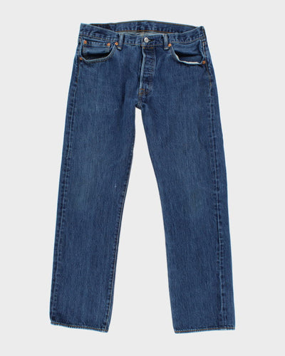 Vintage 90's Levi's 501 Indigo Dark Wash Jeans - W32 L29
