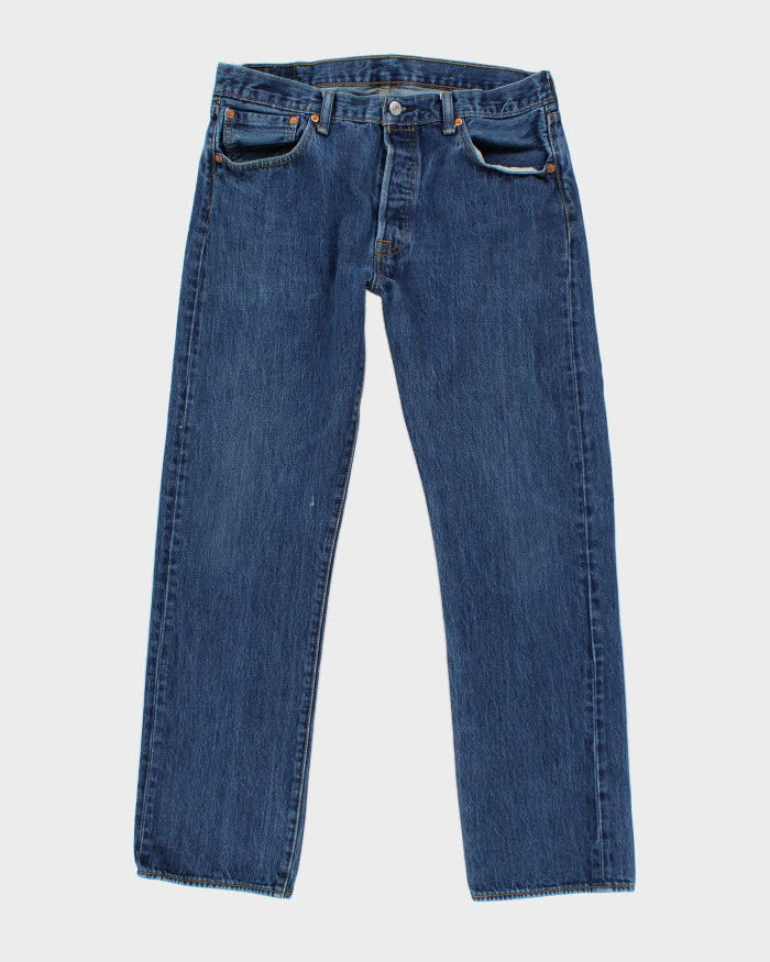 Vintage 90's Levi's 501 Indigo Dark Wash Jeans - W32 L29