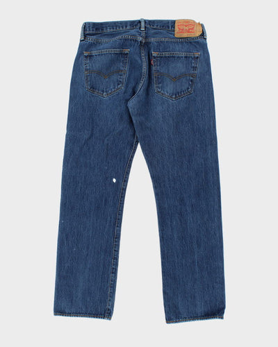Vintage 90's Levi's 501 Indigo Dark Wash Jeans - W32 L29