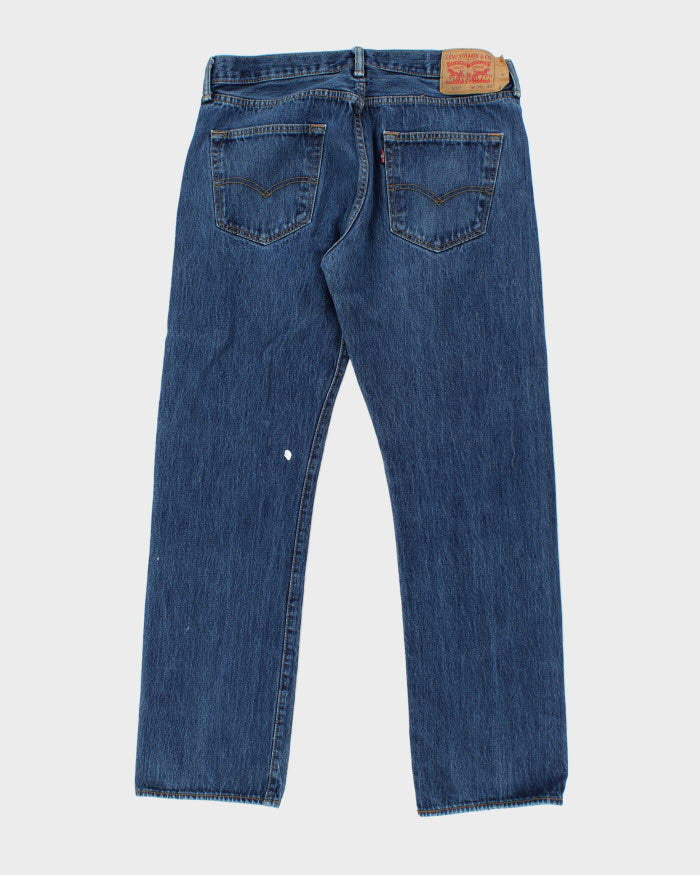 Vintage 90's Levi's 501 Indigo Dark Wash Jeans - W32 L29