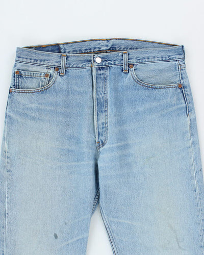 Vintage 90's Levi's 501 Light Wash Jeans - W36 L30
