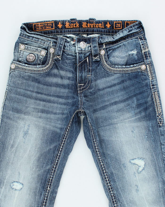 Vintage Y2K Rock Revival Gothic Style Jeans - W30 L30