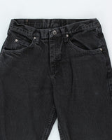 Vintage Wrangler Relaxed Fit Black Wash Denim Jeans - W30 L29