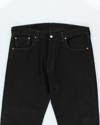Vintage Levi's 501 Black Dark Wash Jeans - W38 L32
