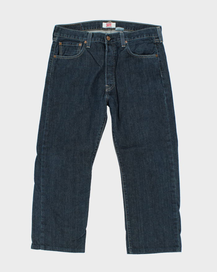 Vintage Levi's 501 Indigo Dark Wash Jeans - W34 L24