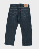 Vintage Levi's 501 Indigo Dark Wash Jeans - W34 L24
