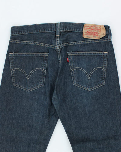 Vintage Levi's 501 Indigo Dark Wash Jeans - W34 L24