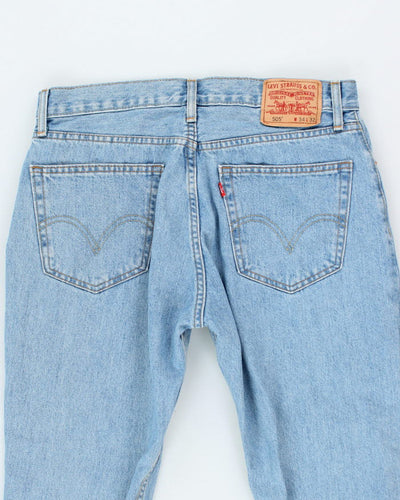 Vintage Levi's 505 Light Wash Jeans - W34 L25