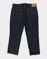 Vintage Levi's 514 Straight Fit Indigo Dark Wash Jeans - W36 L27