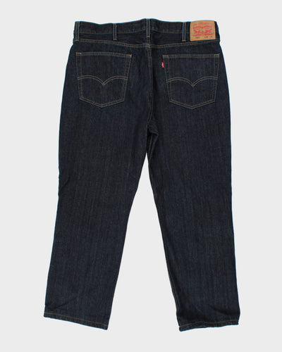 Vintage Levi's 514 Straight Fit Indigo Dark Wash Jeans - W36 L27