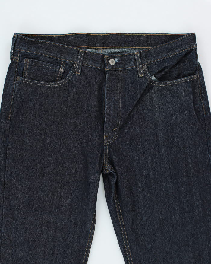 Vintage Levi's 514 Straight Fit Indigo Dark Wash Jeans - W36 L27