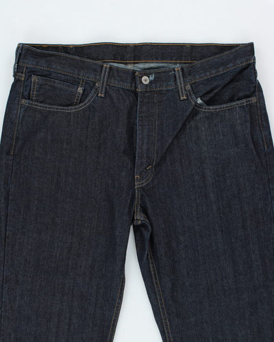 Vintage Levi's 514 Straight Fit Indigo Dark Wash Jeans - W36 L27