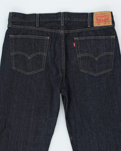 Vintage Levi's 514 Straight Fit Indigo Dark Wash Jeans - W36 L27