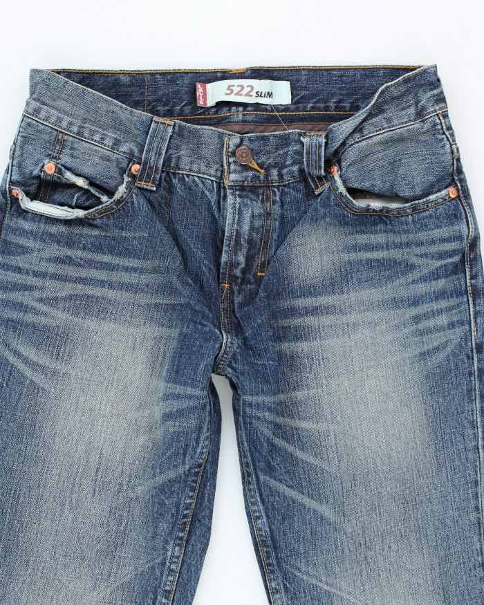 Vintage Levi's 522 Slim Medium Wash Jeans - W28 L28