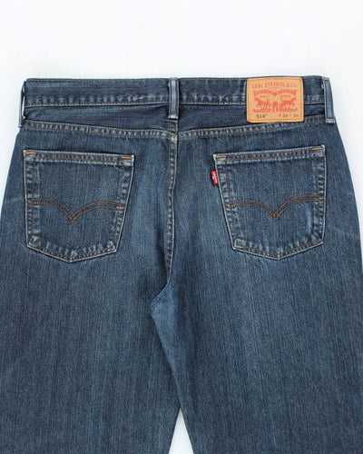 Vintage Levi's 514 Straight Dark Wash Jeans - W34 L24