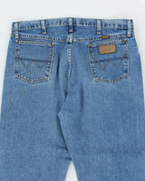 Vintage Wrangler Light Wash Relaxed Jeans - W34 L32