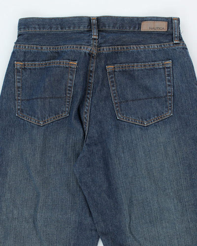 Vintage Nautica Wide Fit Medium Wash Jeans - W30 L27