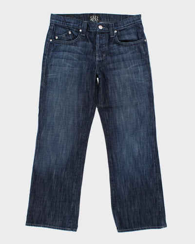 Vintage Rock Revival Gothic Style Medium Wash Jeans - W32 L28