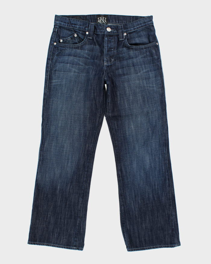 Vintage Rock Revival Gothic Style Medium Wash Jeans - W32 L28