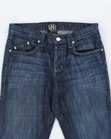 Vintage Rock Revival Gothic Style Medium Wash Jeans - W32 L28