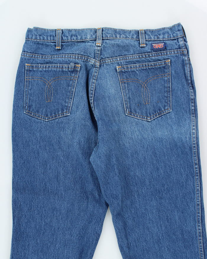 Vintage GWG Relaxed Fit Dark Wash Jeans - W32 L26