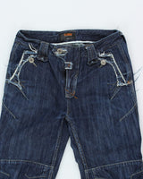 Vintage CNCW Multi Pocket Dark Wash Jeans - W28 L29