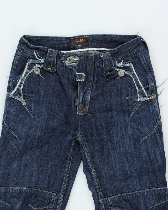Vintage CNCW Multi Pocket Dark Wash Jeans - W28 L29