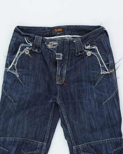 Vintage CNCW Multi Pocket Dark Wash Jeans - W28 L29