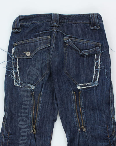 Vintage CNCW Multi Pocket Dark Wash Jeans - W28 L29