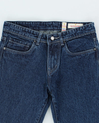 Vintage Rock Revival Gothic Style Dark Wash Jeans - W30 L28