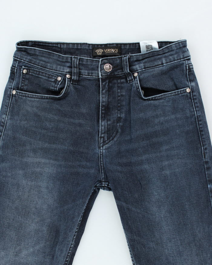 Vintage 90's Versace Dark Wash Denim Jeans - W30 L27