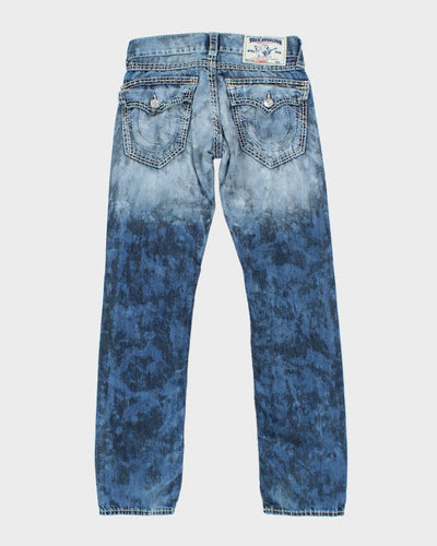 Vintage Y2K True Religion Straight Leg Acid Medium Wash Jeans - W29 L30