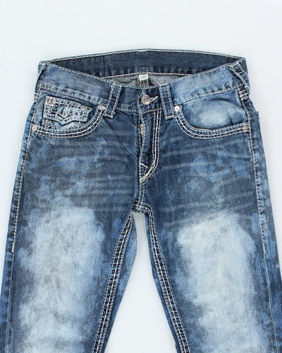Vintage Y2K True Religion Straight Leg Acid Medium Wash Jeans - W29 L30