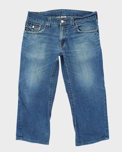 Vintage Y2K True Religion Wide Leg Medium Wash Jeans - W36 L23
