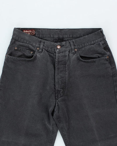 Vintage 90's Marlboro Classic Grey Stone Wash Jeans - W32 L28