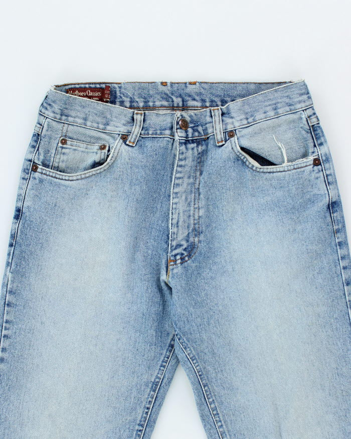 Vintage 90's Marlboro Classic Light Wash Jeans - W30 L28
