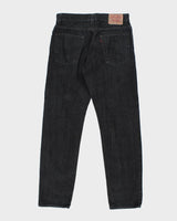 Vintage Levi's Slouch Skinny Grey Dark Wash Jeans - W32 L31